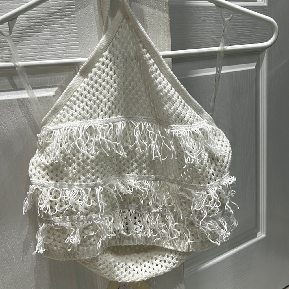 Crochet halter